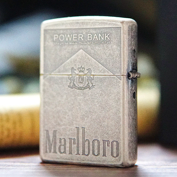 zippo打火机仿古磨砂万宝路烟标之宝正品男士随手zippo