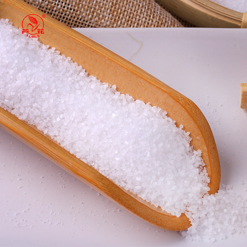 芦花海盐海粒盐不加碘食用盐精制粗盐不添加抗结剂400g*6大粒盐