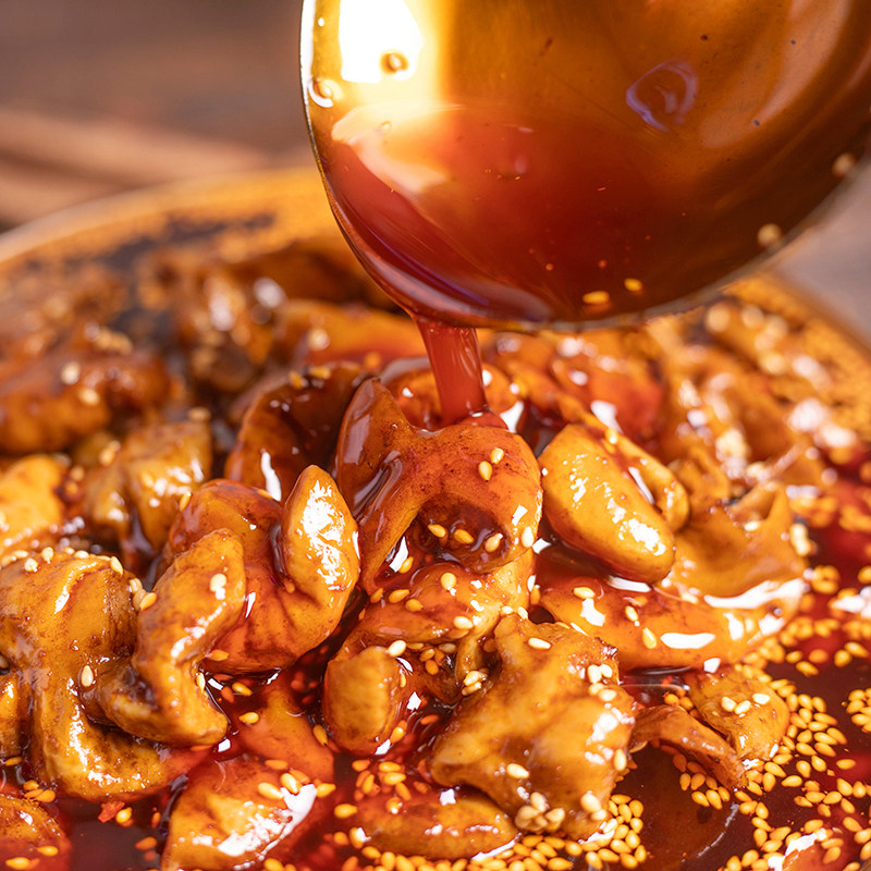 全店江油零食甜辣即食大肠肥肠风味钵钵红油猪肉类