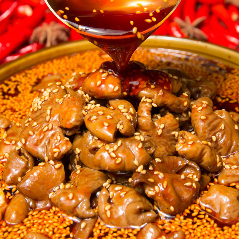 全店满3袋包邮!红油钵钵风味肥肠猪大肠卤肉类香辣零食熟食小吃