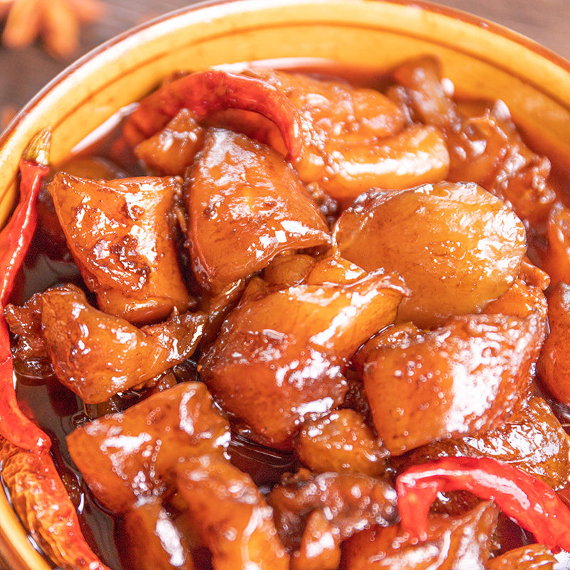 四川特产麻辣牛筋筋肉熟食香辣蹄筋卤味零食牛肉类