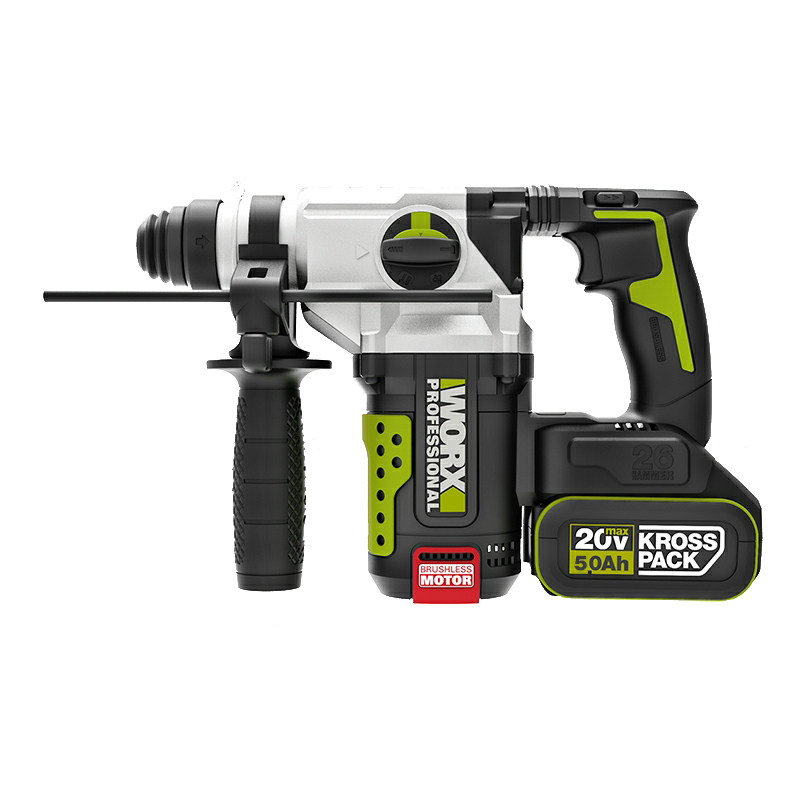 电锤威克士冲击充电式大功率wu389工业电动工具家用锂电电锤