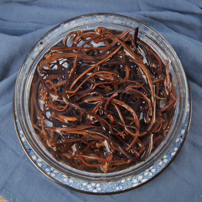 干蕨菜干货徽州农家日晒干蕨菜 龙爪菜 蕨菜野生干货特产500g包邮