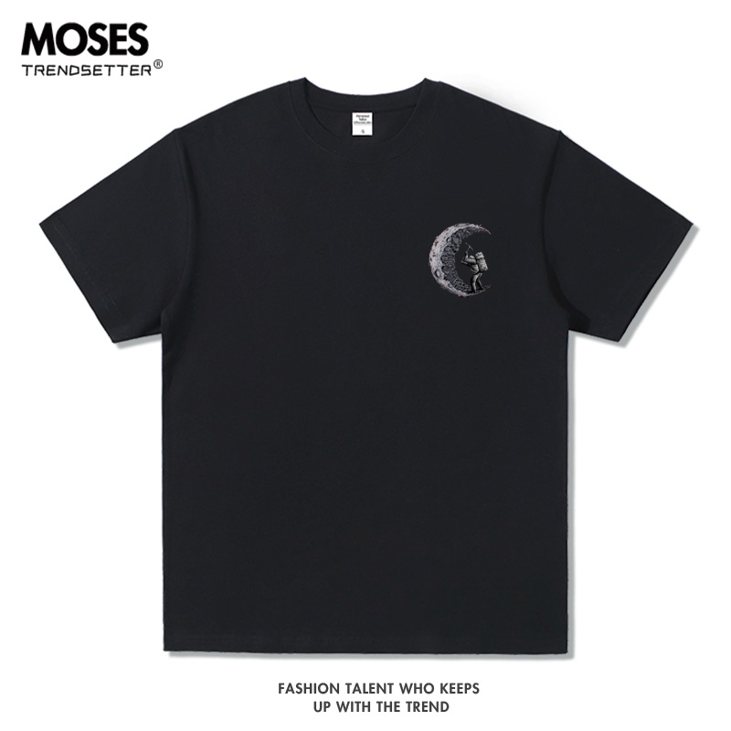 男士短袖t恤潮牌ins设计感小众超火宽松圆领夏季男装2022新款上衣