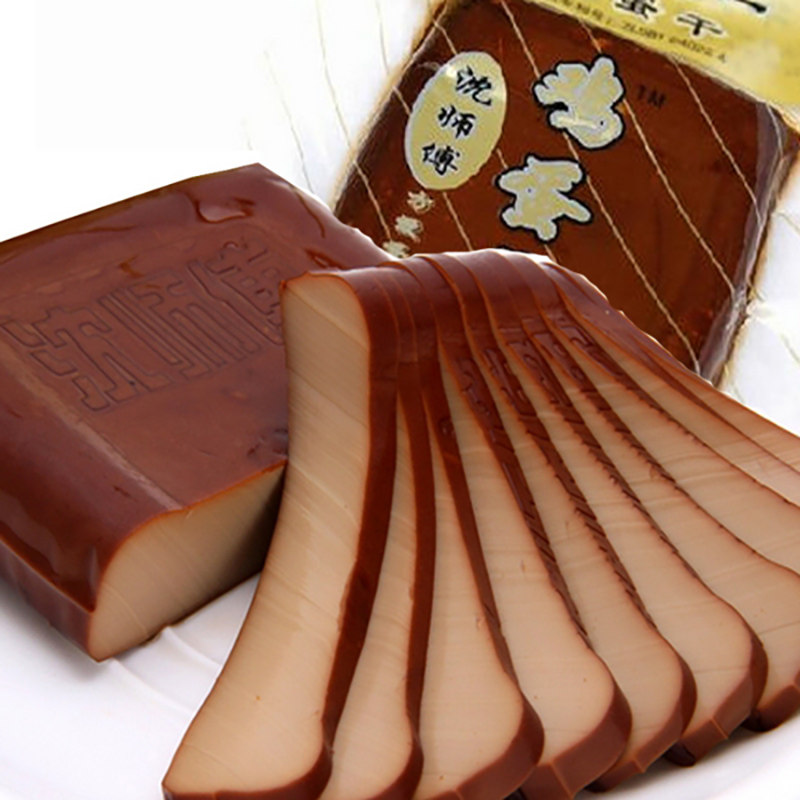 沈师傅鸡蛋干 100g 五个鸡蛋清精制浓缩 酱香浓郁 营养美味