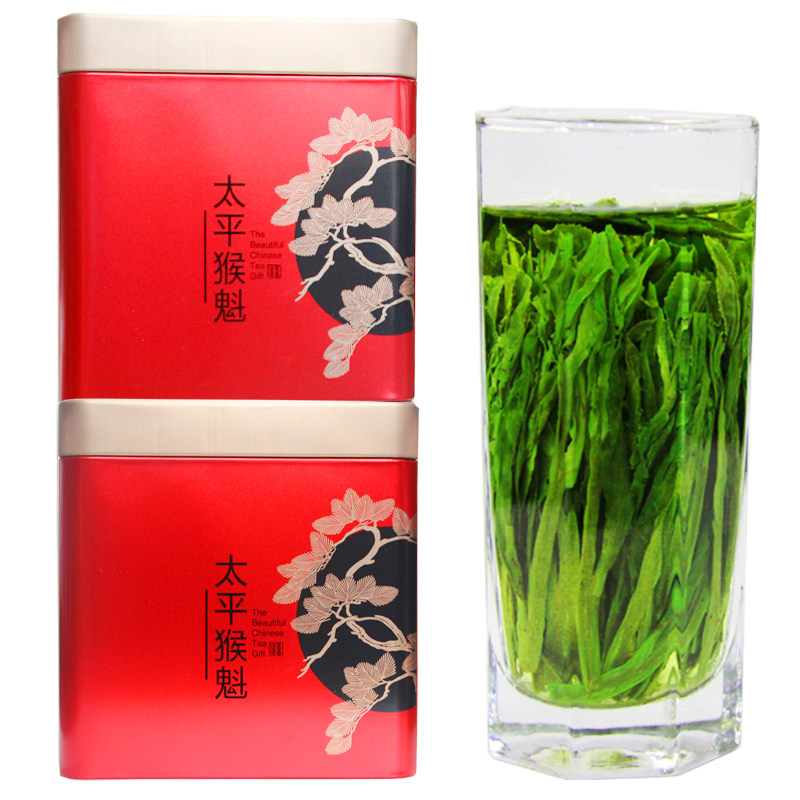 太平猴魁2019新茶正宗手工捏尖安徽黄山绿茶叶国礼茶1915礼盒250g