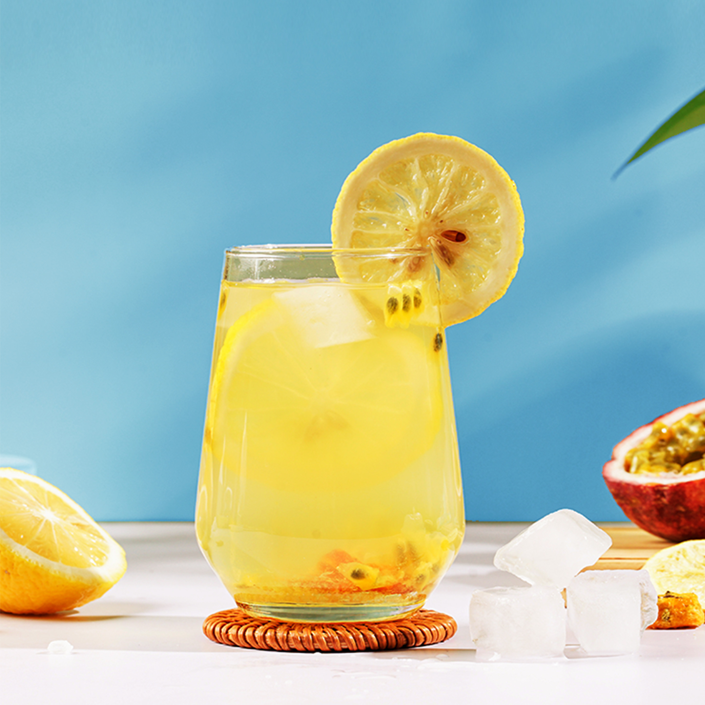 柠檬果茶金桔百香桔水冲饮花茶茶包蜂蜜冻干代用