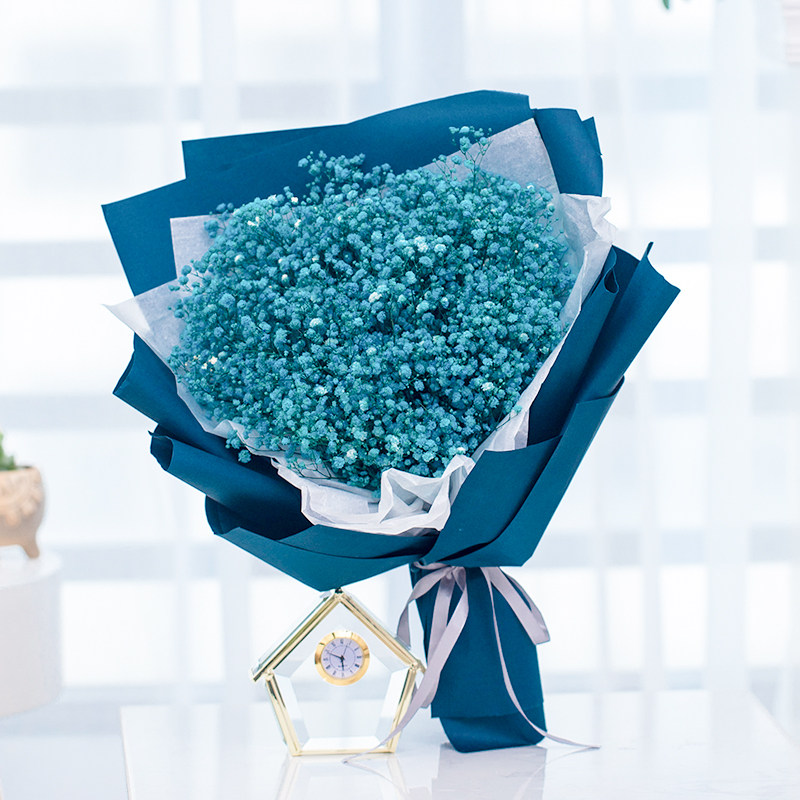 满天星干花花束礼盒大束女朋友老婆闺蜜生日创意礼品情人节礼物