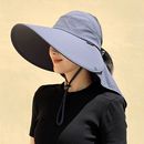 遮阳帽防晒防紫外线大帽檐夏季遮全脸空顶帽