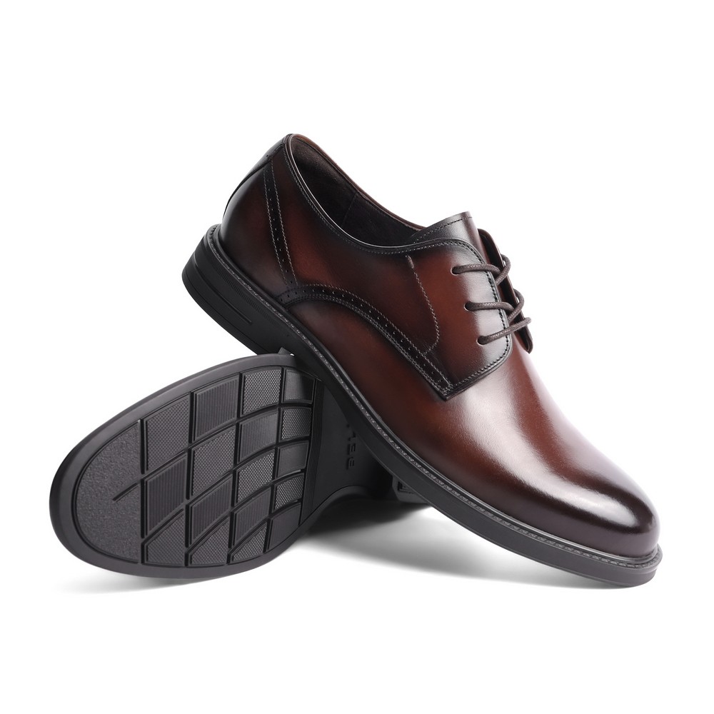 百丽商务正装皮鞋男鞋春夏季新款商场同款牛皮结婚皮鞋b3gk1cm1