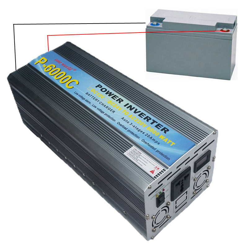 电瓶车电动车逆变器逆电电器变电器48v60v72v220v1500w6000w转换电源