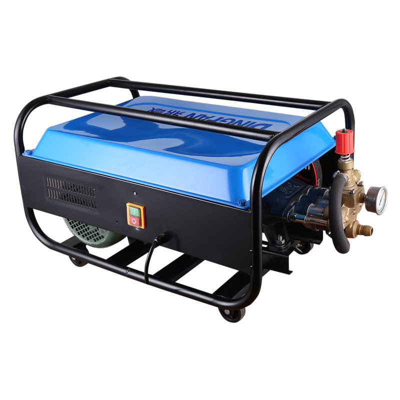 鼎畈养殖场高压清洗机55型58商用电动洗车机自吸220v380v全铜水枪