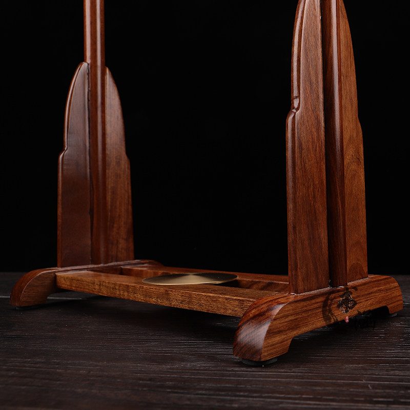宝书文房摆件书房办公两用挂笔搁笔红木笔架文房四宝