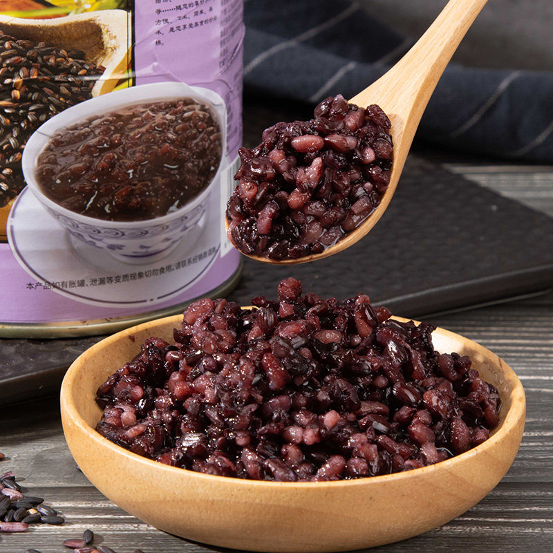 罐头太湖烘焙用血专用茶店奶茶罐装865g太湖美黑米