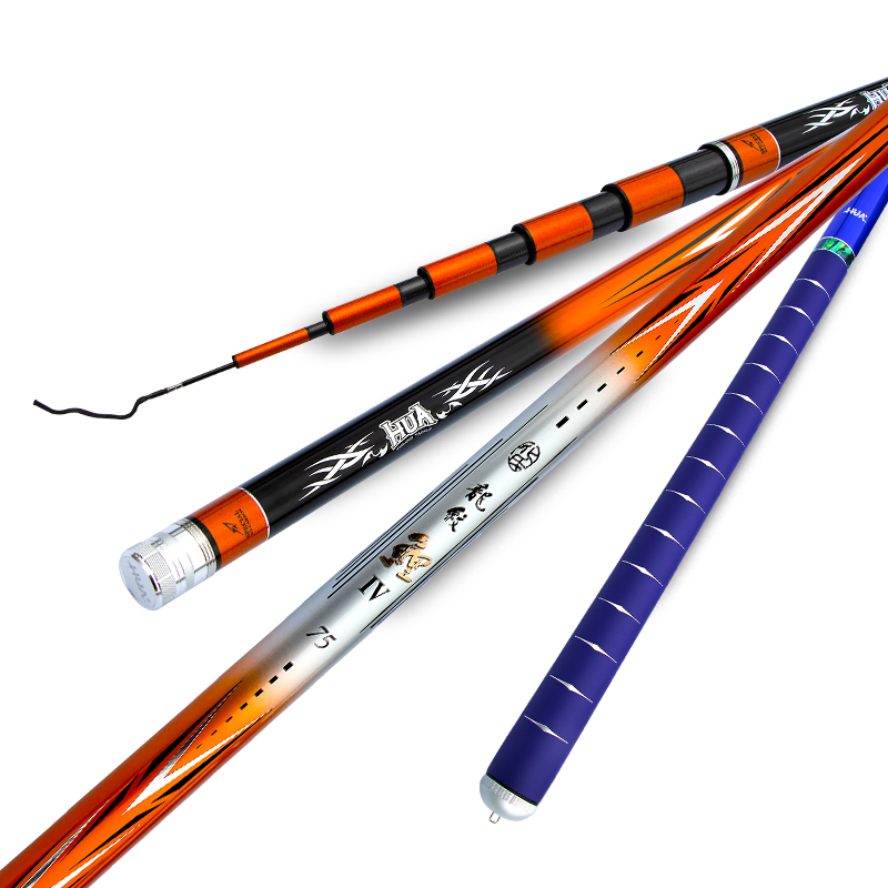 化氏龙纹鲤四代鱼竿旗舰正品7.2米手竿台钓竿十大台钓竿