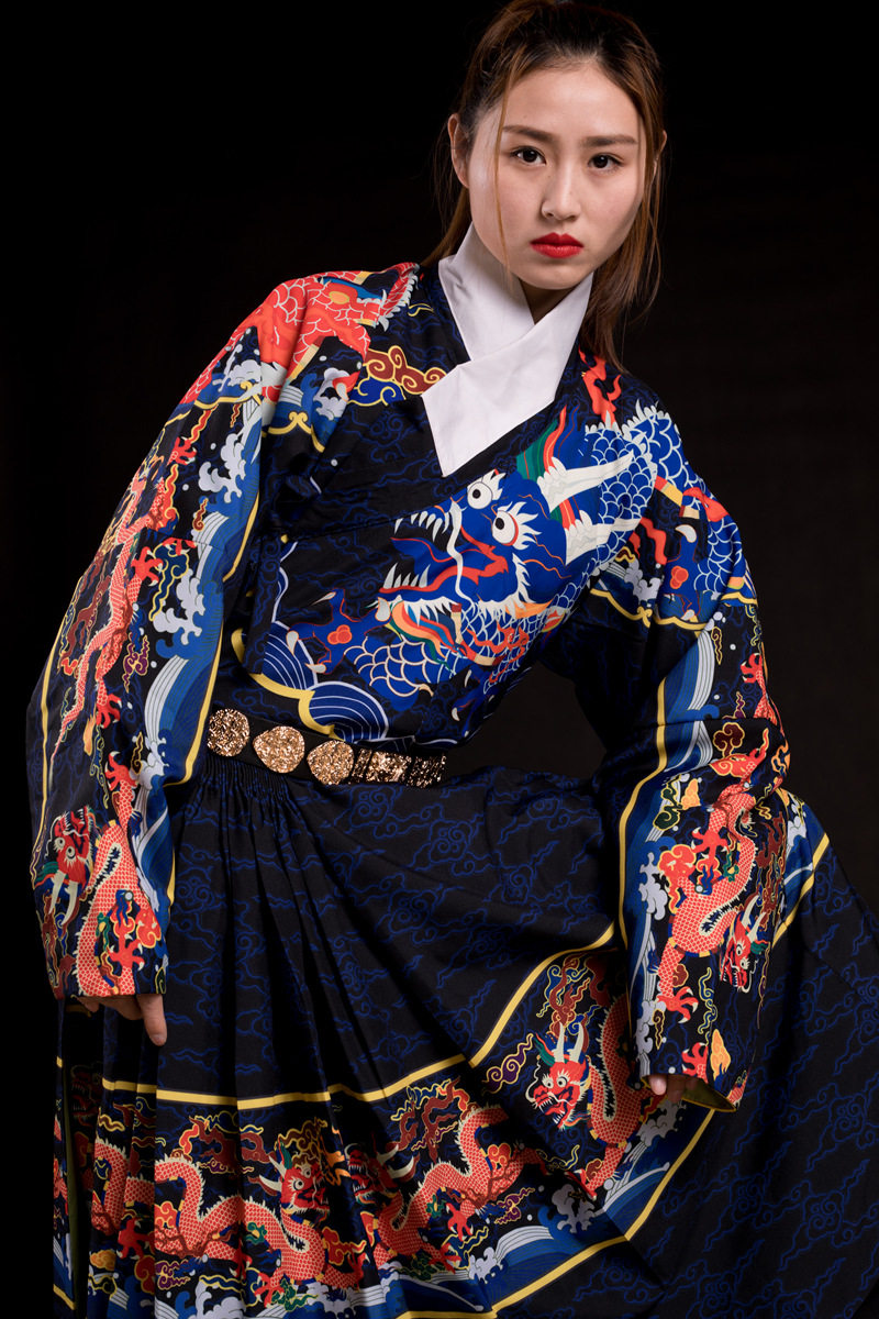 飞鱼龙鸣明制原创曳撒莽服贴里锦衣卫男女女同民族服装