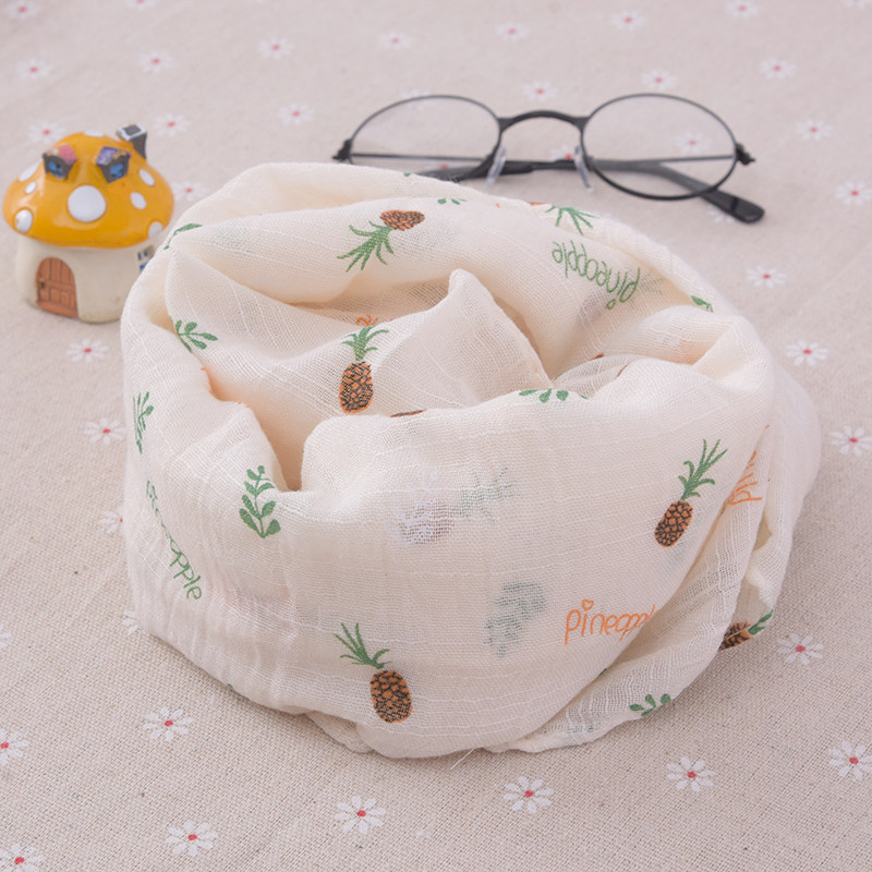 婴儿儿童纱巾防风盖头外出挡风丝巾护脖宝宝围巾