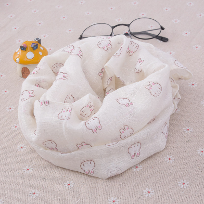 婴儿儿童纱巾防风盖头外出挡风丝巾护脖宝宝围巾