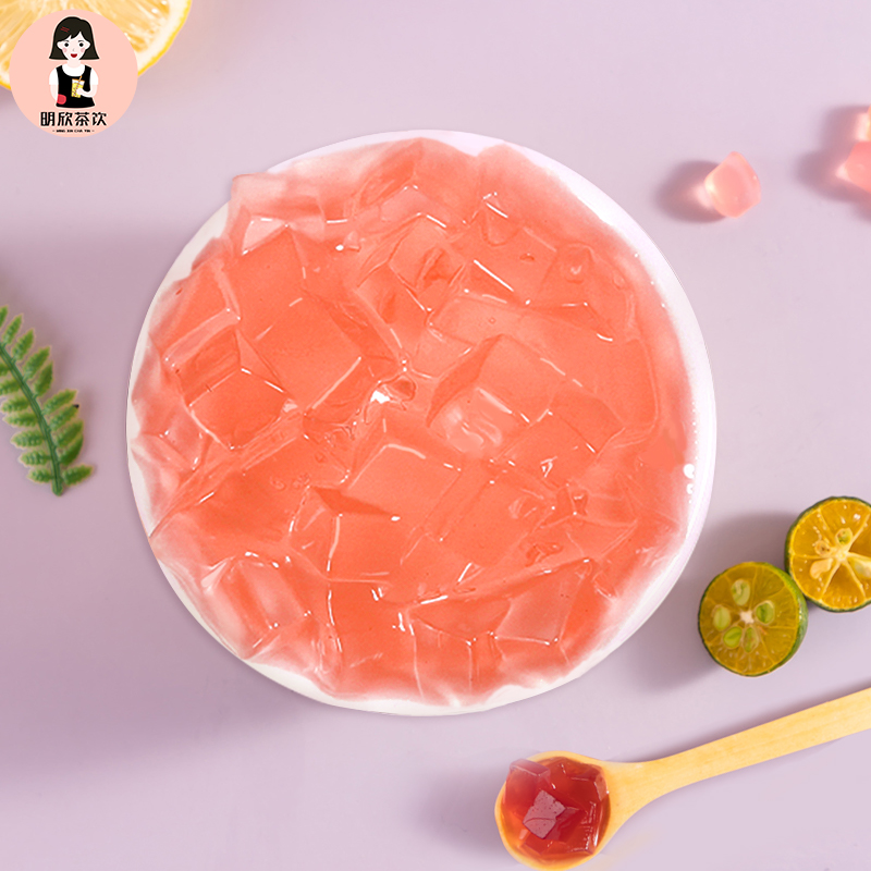 草莓果冻免煮即食冻冻小料咖啡奶茶coco莓莓果冻