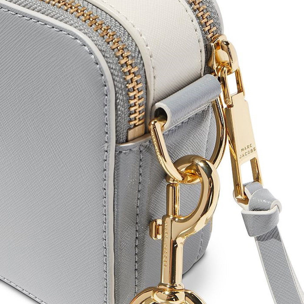 marcjacobs莫杰多色牛皮皮革jj徽标相机手提包女士包袋