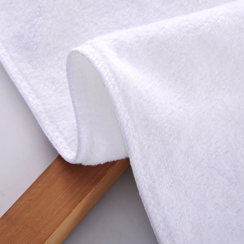100条纯色毛强不掉浴巾白浴巾家用洗脸酒店宾馆毛巾毛巾