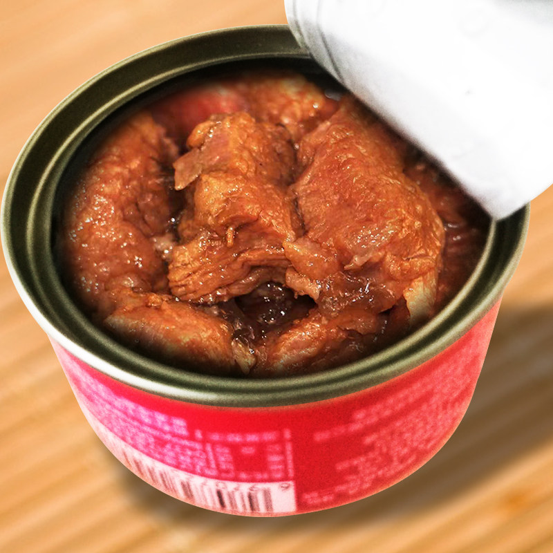 驴肉罐头80克4罐套餐新鲜即食方便早餐下饭驴肉