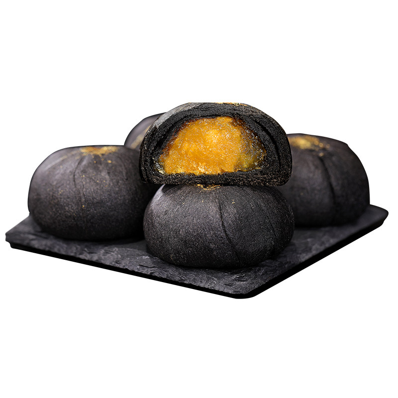 【6枚】网红糕黑金酥咸蛋黄酥-折啊app