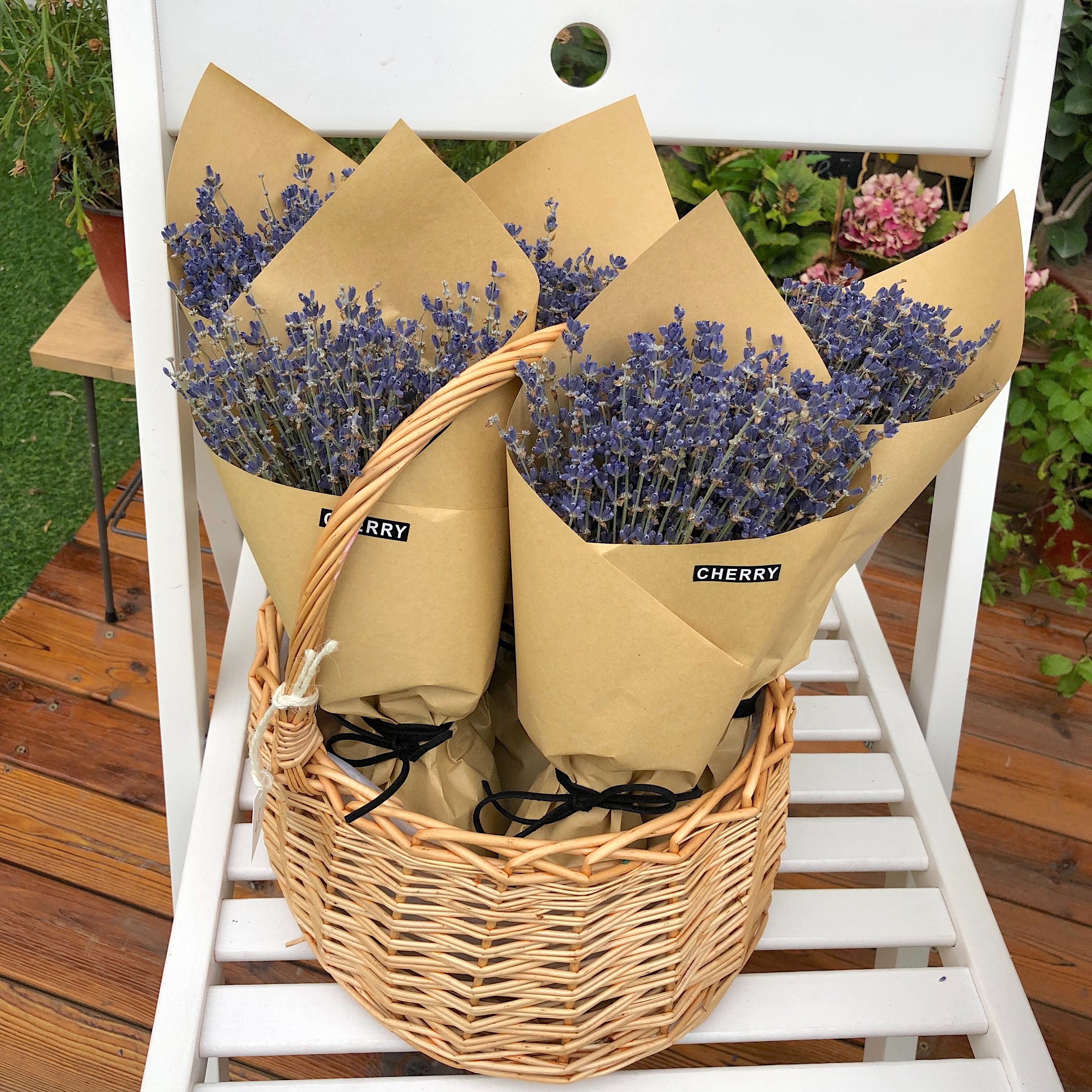 樱桃复古干花cherryflora天然薰衣草花束新家去异味礼物干花