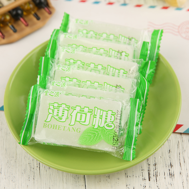 四川老式薄荷糖1000g薄荷块传统手工怀旧80后儿时散装薄荷片糖