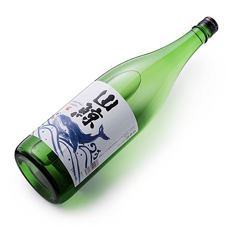 日本原瓶进口福冈山鲸上选清酒本酿造发酵米酒甘甜特选酿造1800ml