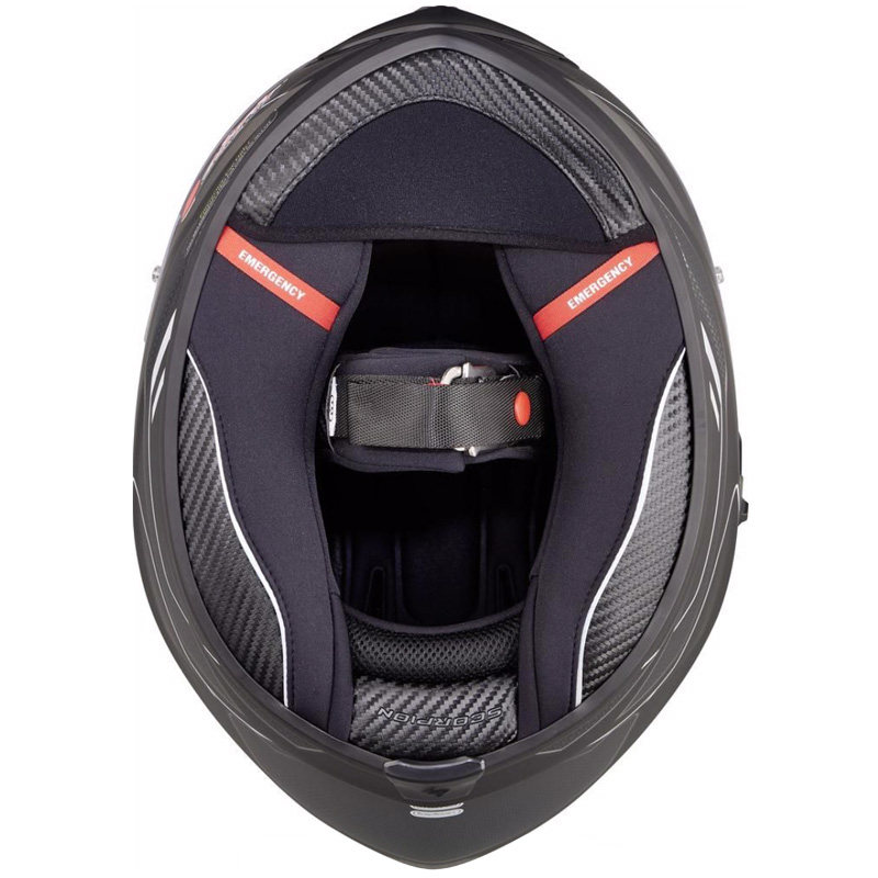 头盔美国scorpion蝎子exo1400air摩托车机车防雾充气摩托车头盔