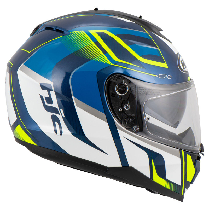 韩国hjcc70摩托车骑行机车头盔户外全盔镜片摩托车头盔