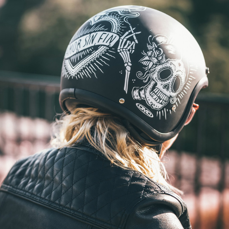 意大利dmdvintage复古半盔摩托车骑行头盔电动车安全帽摩托车头盔