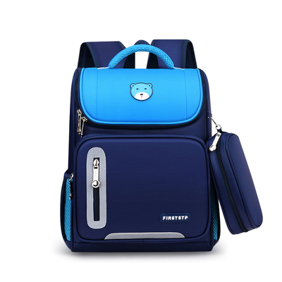 新款儿童书包男学生包小学生一二年级男童三到六轻便减负女孩背包_双