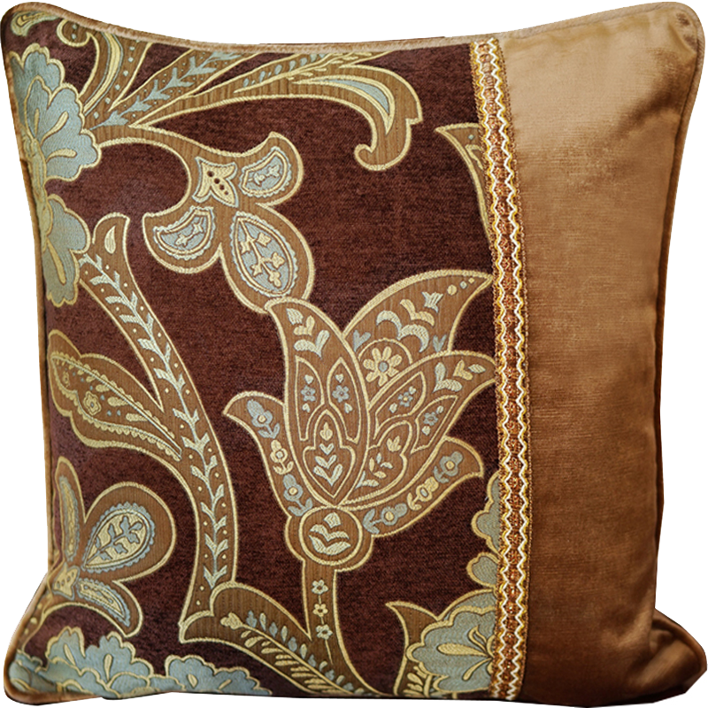 别墅欧式沙发靠垫抱枕靠背客厅低调复古美式靠垫