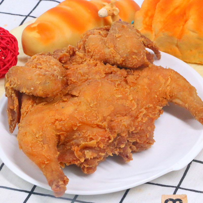 叫了个炸鸡整只香辣炸鸡25只腌制童子鸡脆皮鸡全鸡商用20斤半成品