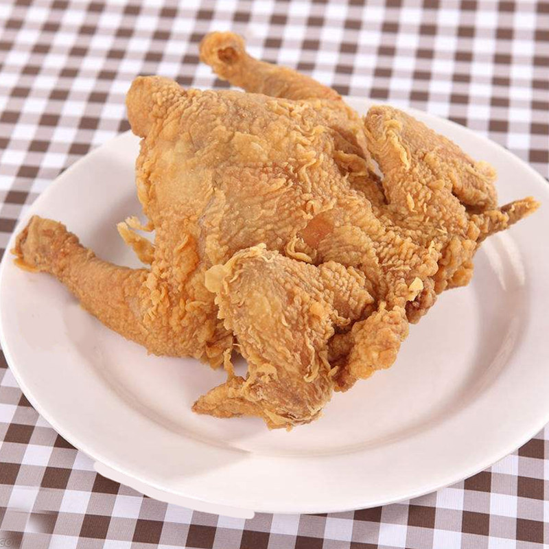 叫了个炸鸡整只香辣炸鸡25只腌制童子鸡脆皮鸡全鸡商用20斤半成品