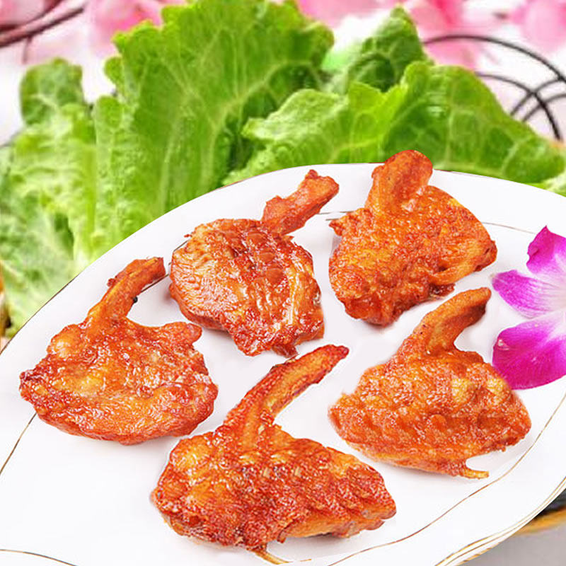 中粮连心脆鸡锁骨鸡叉骨油炸鸡架冷冻奥尔良口味鸡肉鸡胸骨1000g