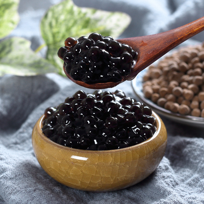 珍珠粉圆广禧迷你1kg04cm小颗颗粒奶茶茶店珍珠奶茶粉