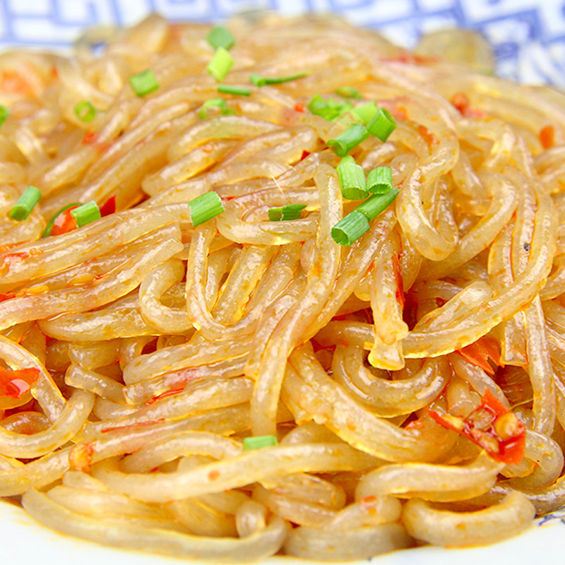 众泰红薯粉条正宗手工红薯粉地瓜粉条酸辣粉农家自制番薯粗粉2斤