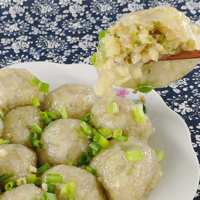 安徽贡圆2袋450克圆子猪肉葛粉淮南水晶制作其他食品