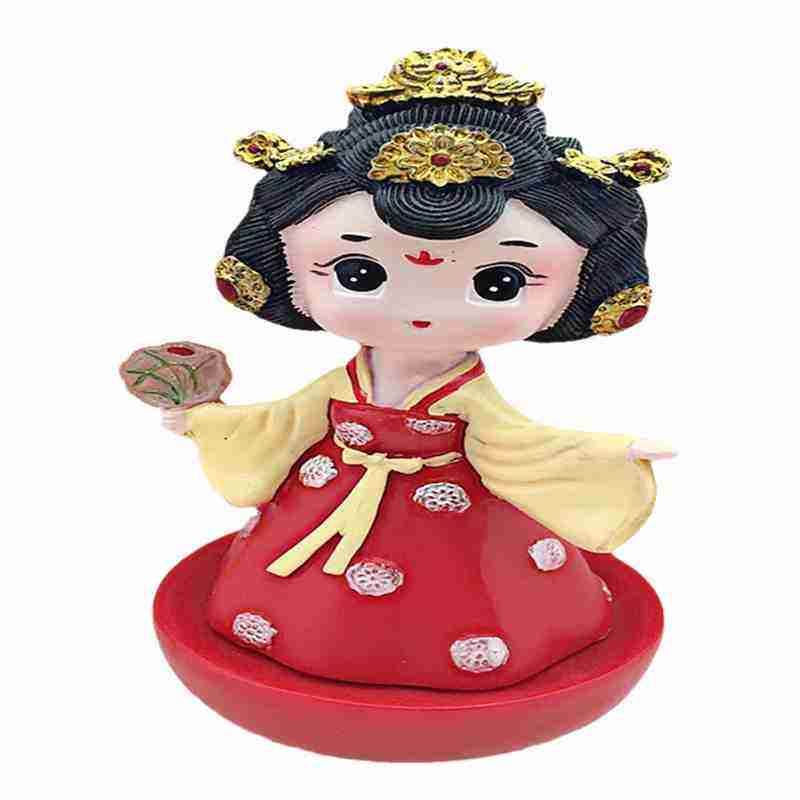 西安旅游文创纪念品大唐不夜城不倒翁小姐姐同款公仔车载少女