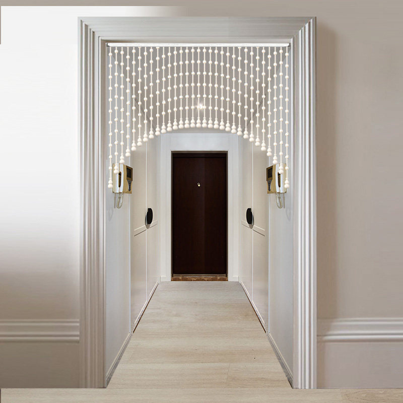 桃木葫芦珠帘门帘隔断客厅玄关过道卧室卫生间珠帘