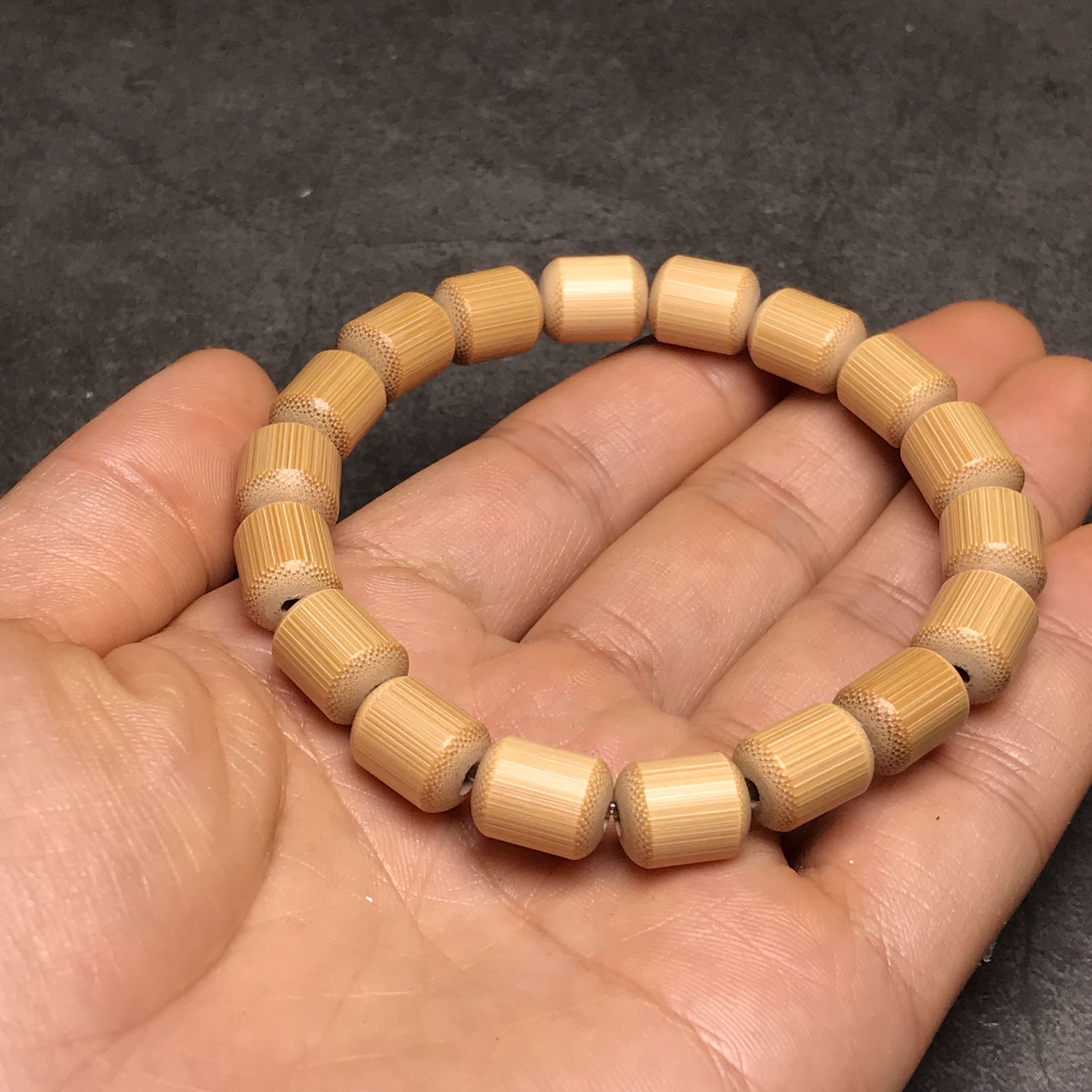 手串一生小玉玉竹竹子手工打磨复古文艺手串