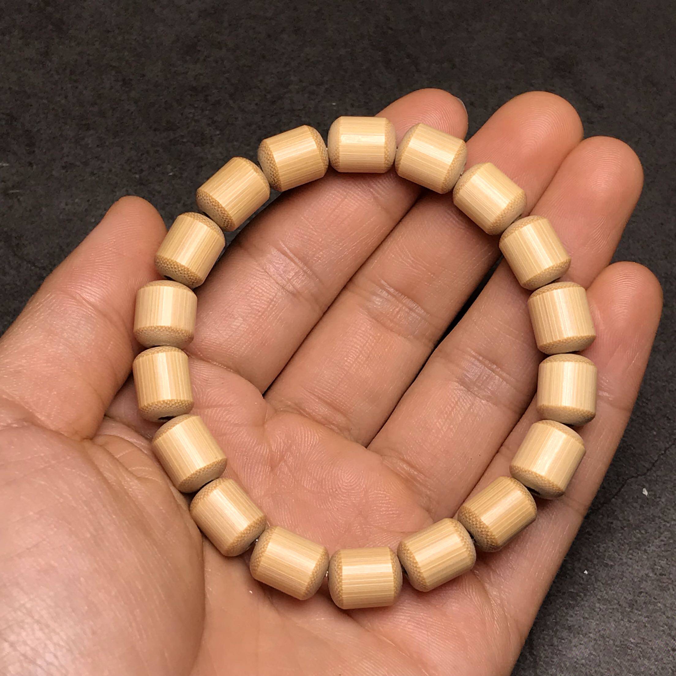 手串一生小玉玉竹竹子手工打磨复古文艺手串