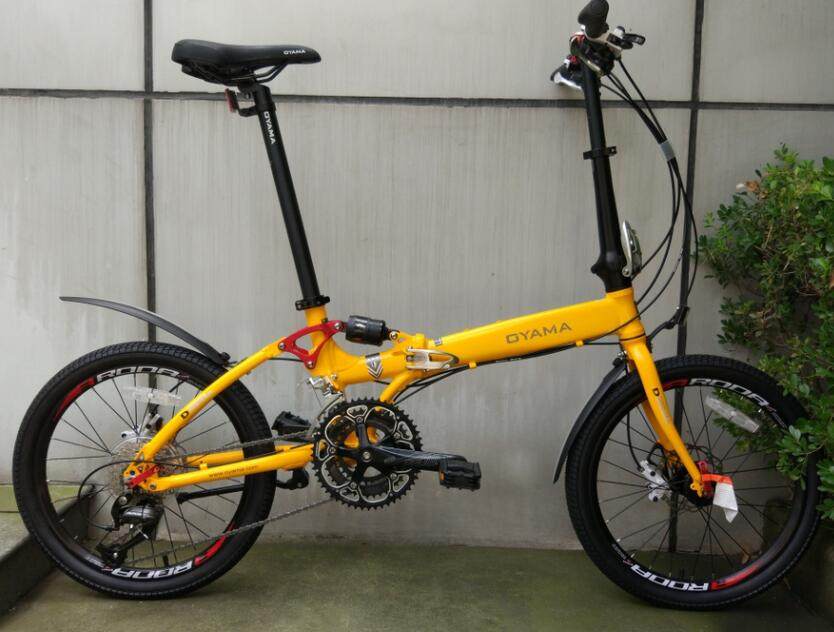 欧亚马新款酷炫prom990hd折叠速油碟自行车m990爬坡折叠自行车