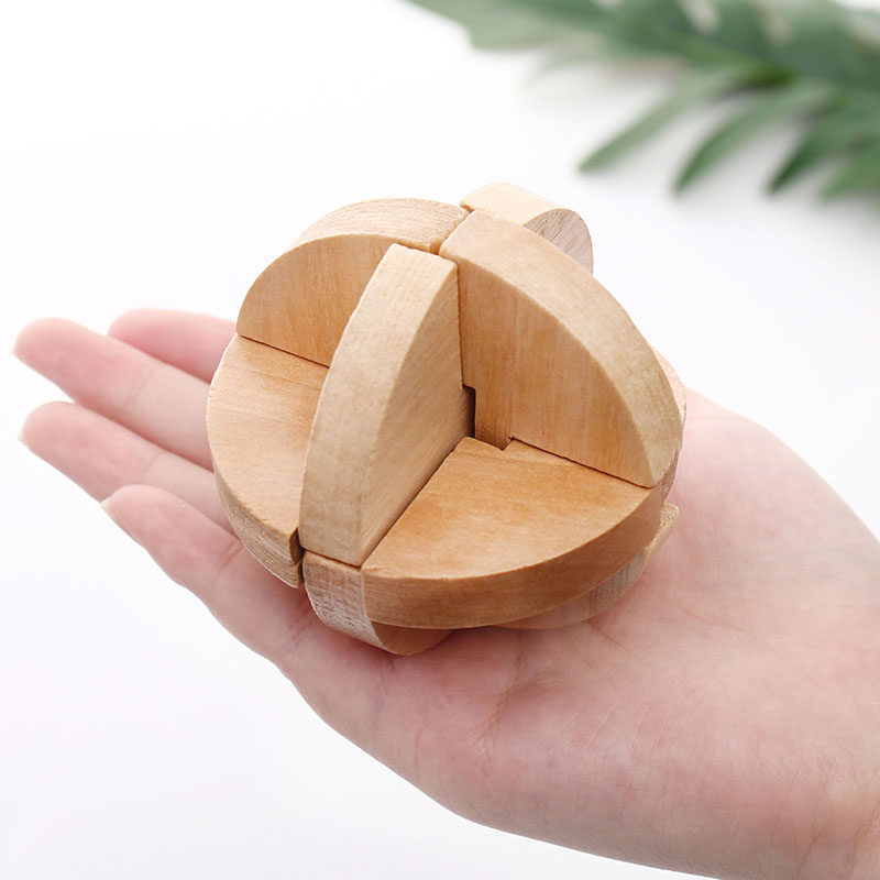 训练注意力智力礼物孔明锁木质鲁班锁小学生成人休闲解压礼物