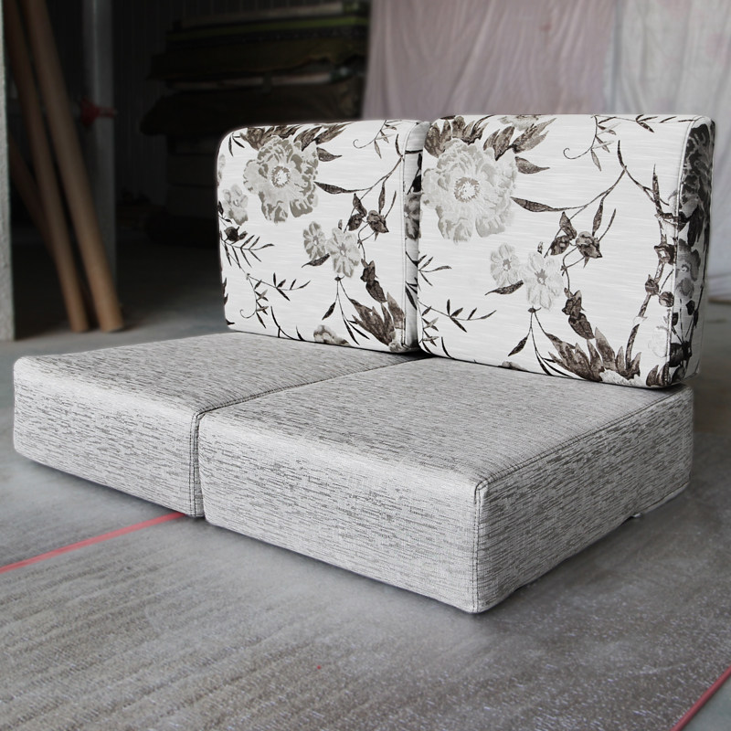 定做实木布艺沙发垫硬棕芯内胆四季高弹海绵坐垫海绵