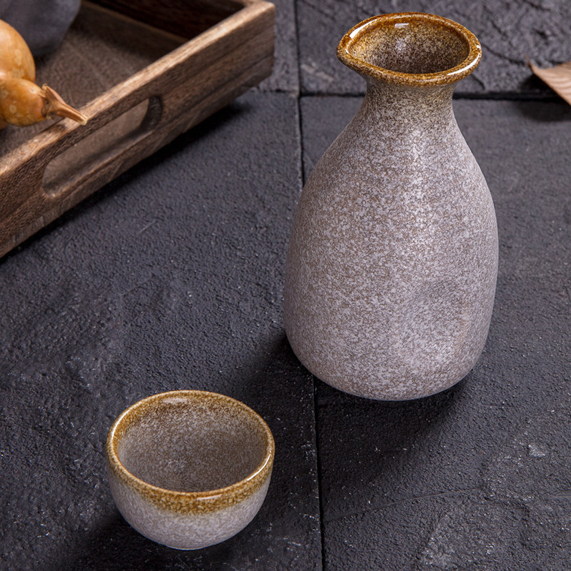 日韩韩式陶瓷清酒酒壶酒杯家用小酒酒瓶酒盅家用酒壶