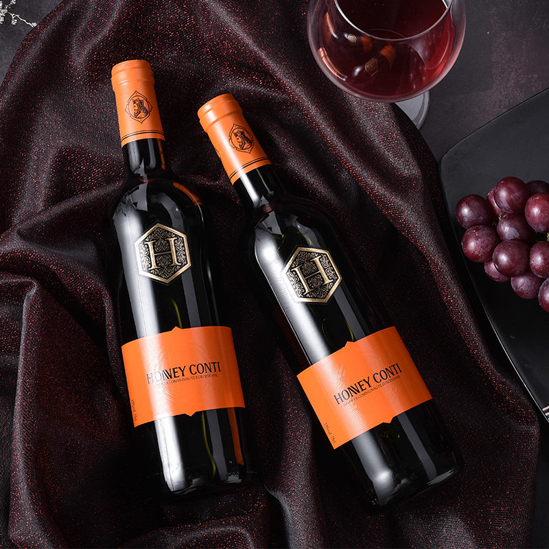 法国原瓶进口霍尼康帝精酿红葡萄酒干红静态葡萄酒